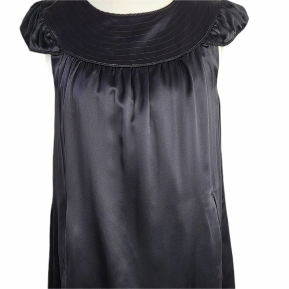 NAVE | 100% SILK BLACK DRESS - Picture 2 of 13